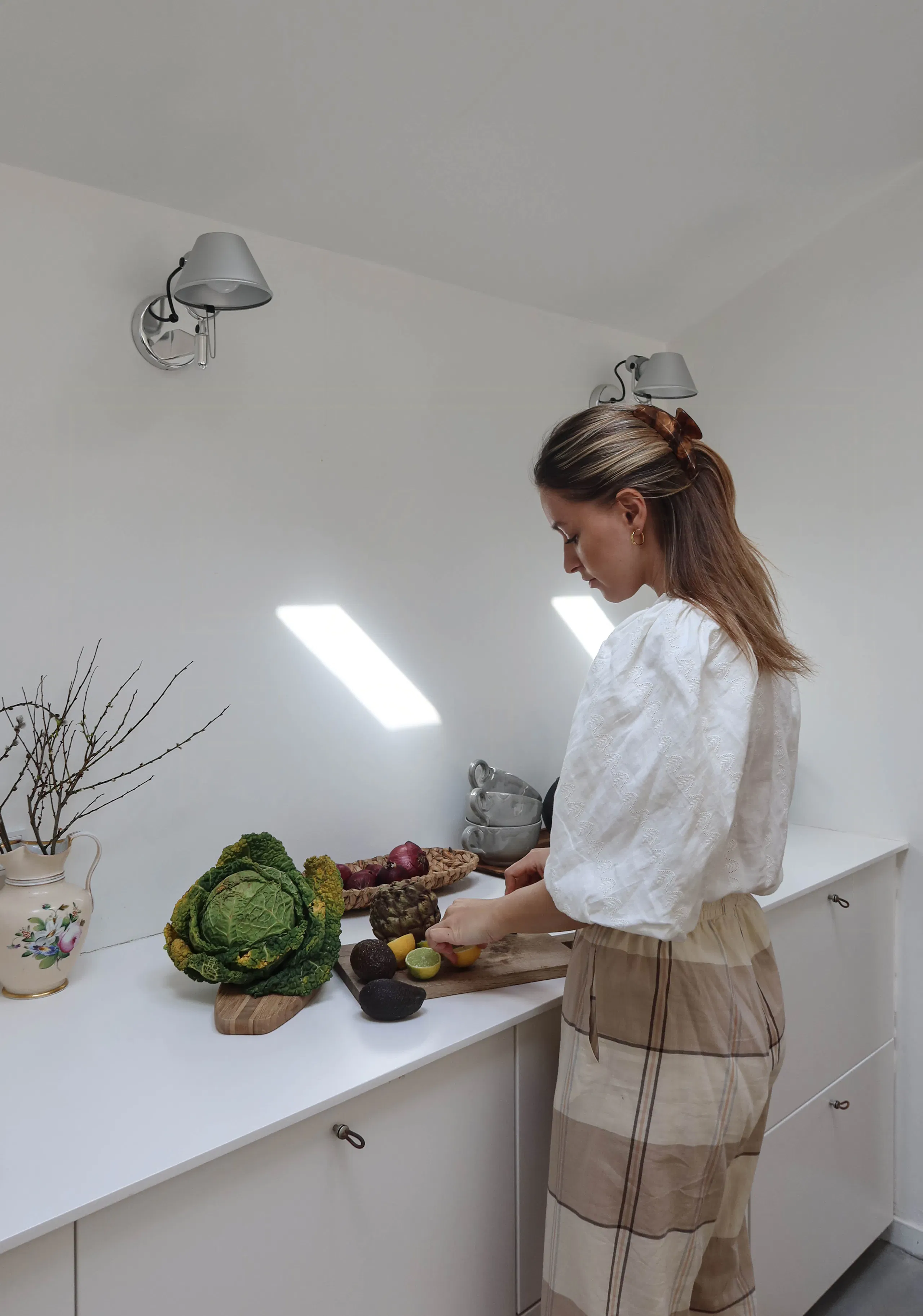 Charlotte Caroline i køkkenet